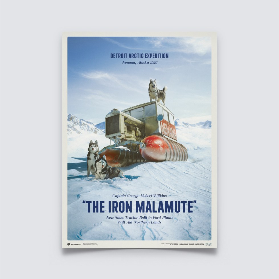 Detroit Arctic Expedition 1926 - The Iron Malamute | Limited Edition