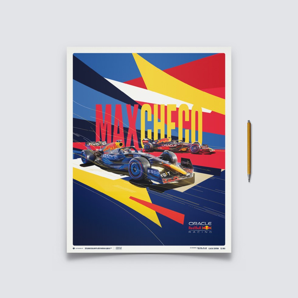 Automobilist Posters | Oracle Red Bull Racing - Team - 2022, Classic Edition, 40 x 50 cm