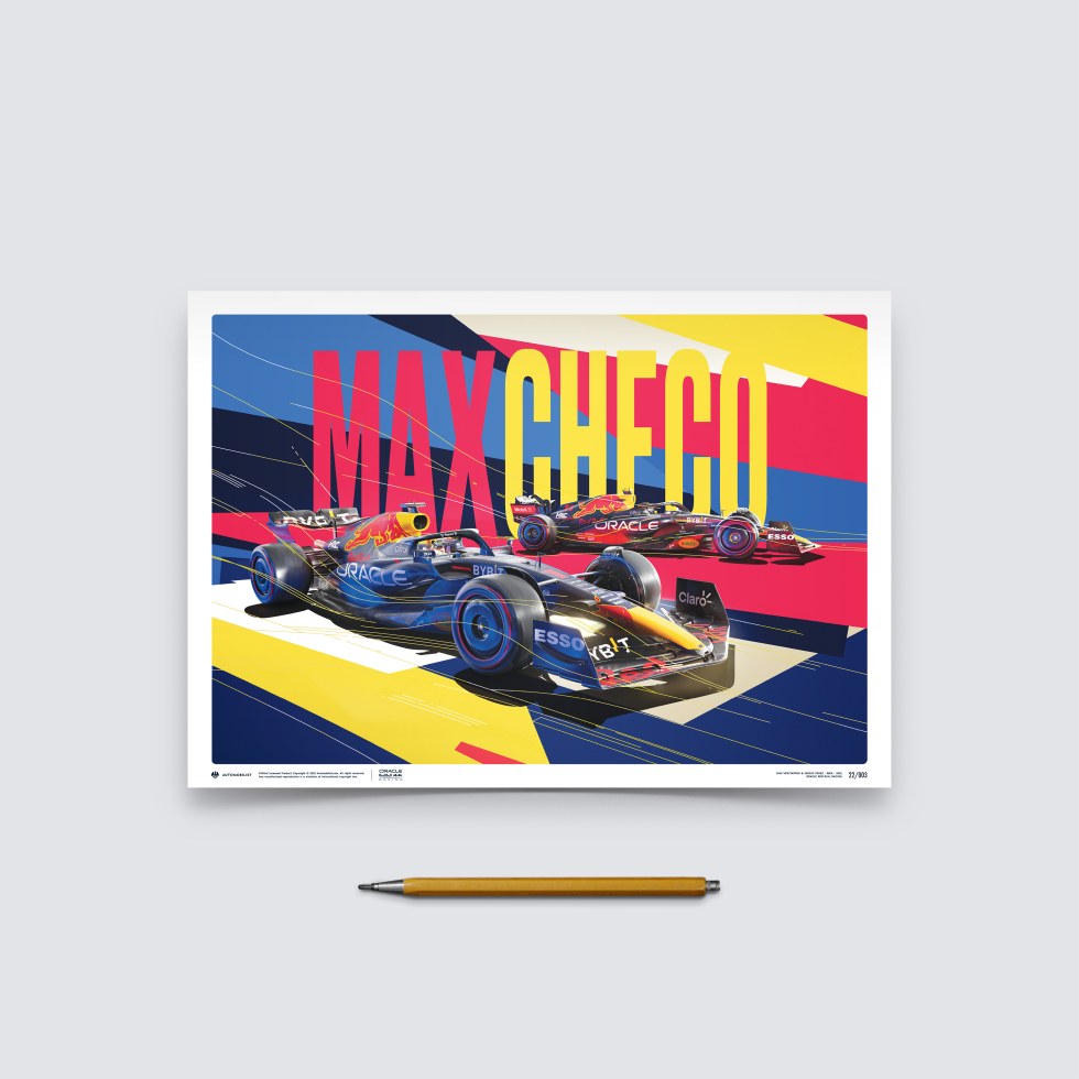Automobilist Posters | Oracle Red Bull Racing - Team - 2022, Mini Edition, 21 x 30 cm