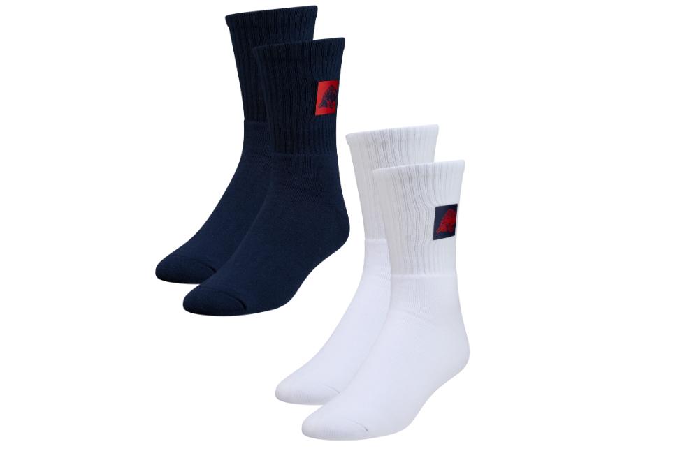 Red Bull Ring ponožky 2 páry bílé a&nbsp;modré - Red Bull Ring ponožky