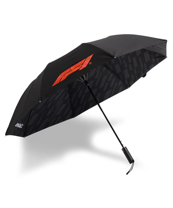 Formula 1 F1 skládací deštník Racing černý - Doplňky deštníky