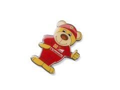 Scuderia Ferrari Metal Ferrari Teddy Magnet