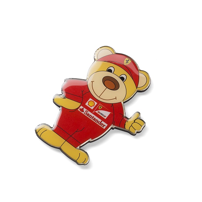 Scuderia Ferrari Metal Ferrari Teddy Magnet - Doplňky kancelářské a školní potřeby