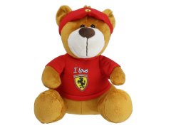 Scuderia Ferrari velký plyšový medvídek červený 30 cm