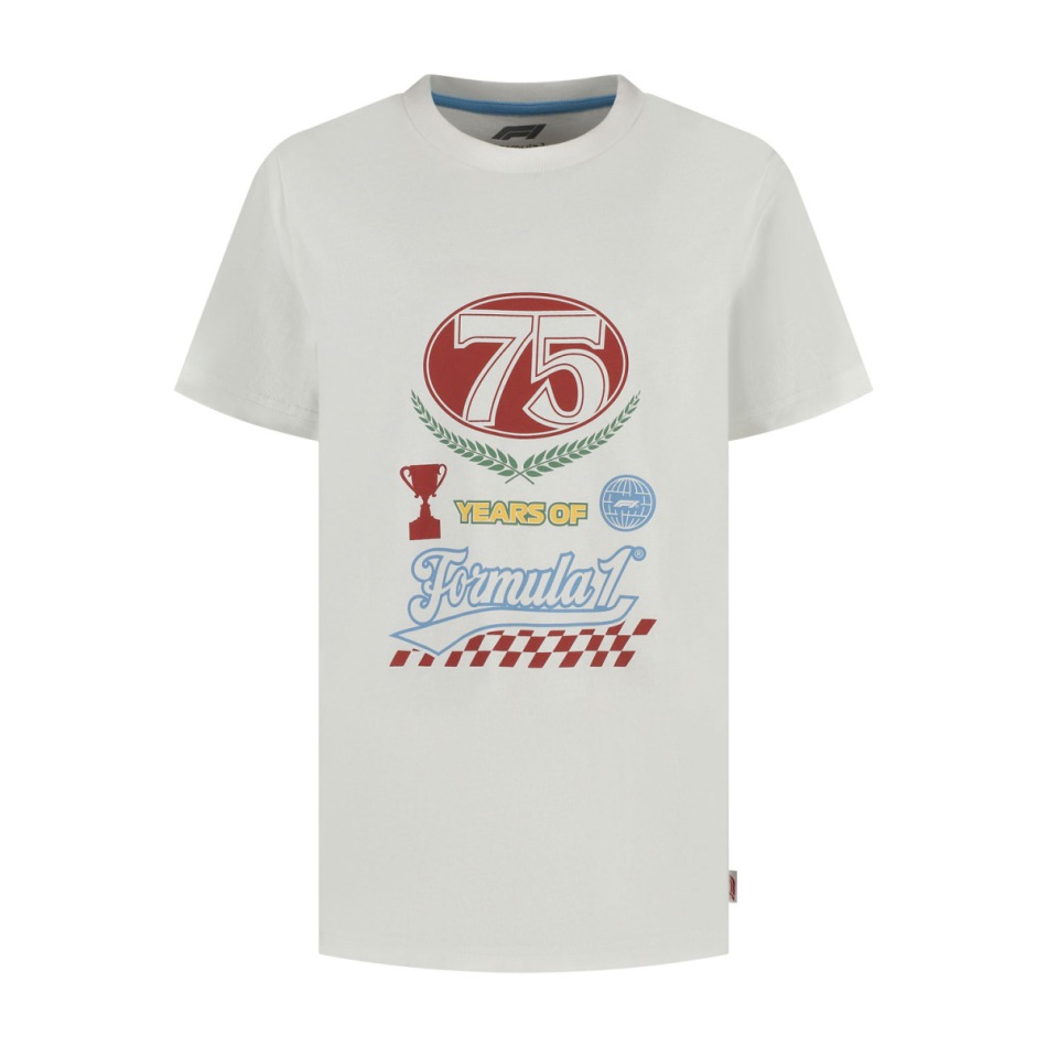 Formule 1 dětské tričko Legacy Graphic white F1 Team 2025 - Formule 1 dětské oblečení