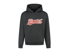 Formule 1 pánská mikina s&nbsp;kapucí Heritage Graphic black F1 Team 2025