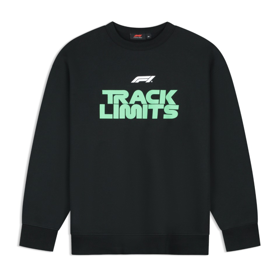 Formule 1 pánská mikina Track Limits Graphic black 2026 - Formule 1 mikiny, bundy