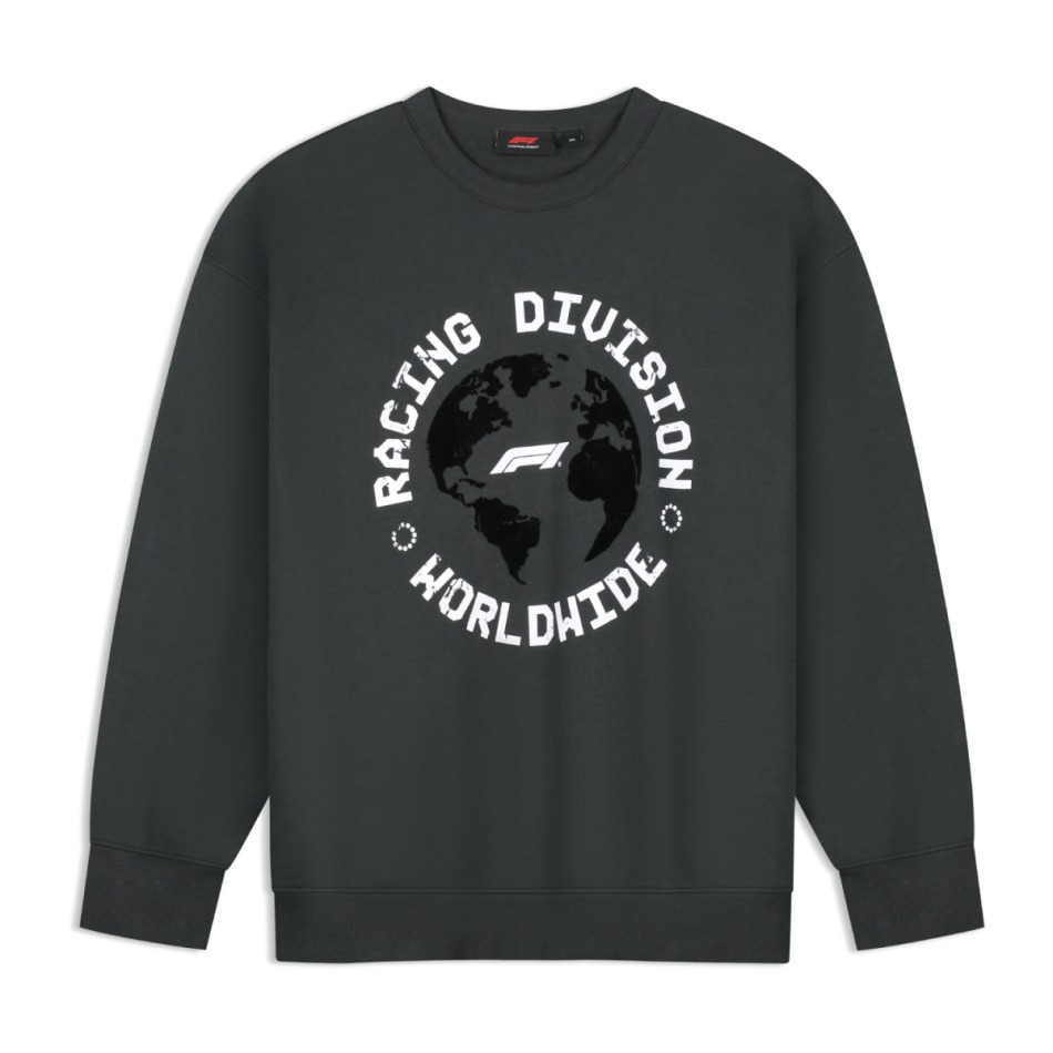 Formule 1 pánská mikina Division Worldwide Graphic black 2026 - Formule 1 mikiny, bundy