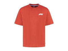 Formule 1 pánské tričko Heritage Logo Red F1 Team 2025