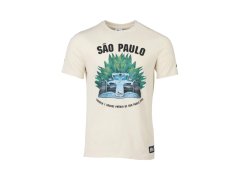 Formule 1 pánské tričko Brazil GP beige 2025