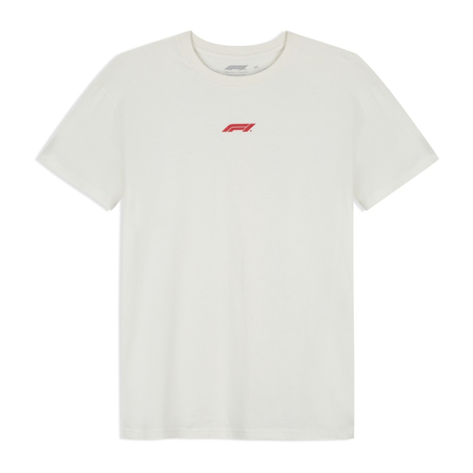 Formule 1 pánské tričko Racing Line white 2026