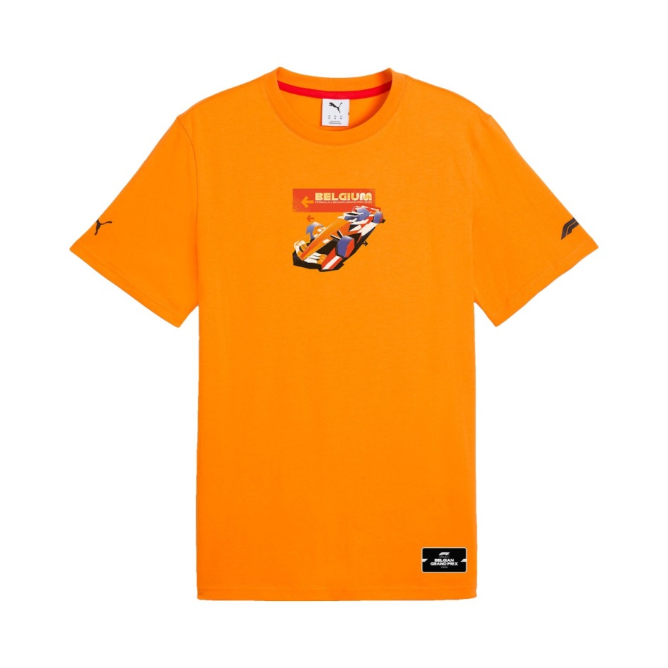Formule 1 pánské tričko GP Belgium orange 2026 - Formule 1 trička, polo trička, košile
