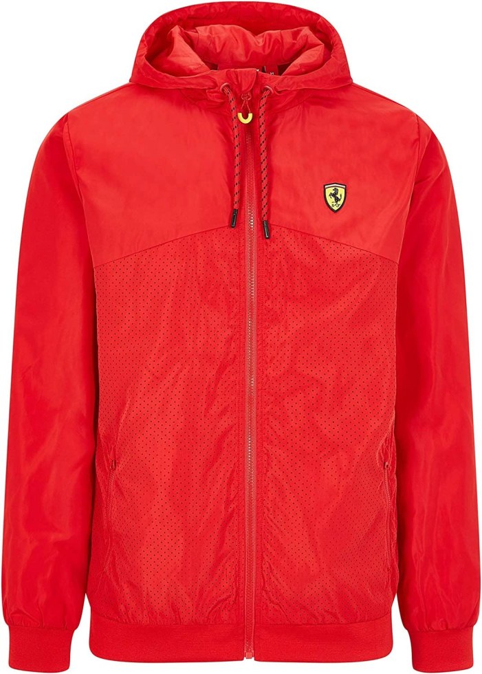 Ferrari Men FW Windbreaker pánská bunda červená Ferrari Men FW Windbreaker pánská bunda červená - Ferrari bundy
