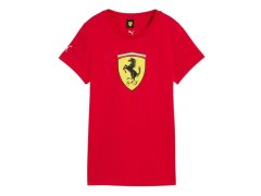 Ferrari F1 2026 dámské tričko s&nbsp;velkým logem - červené