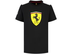 Ferrari F1 dětské tričko s logem černé