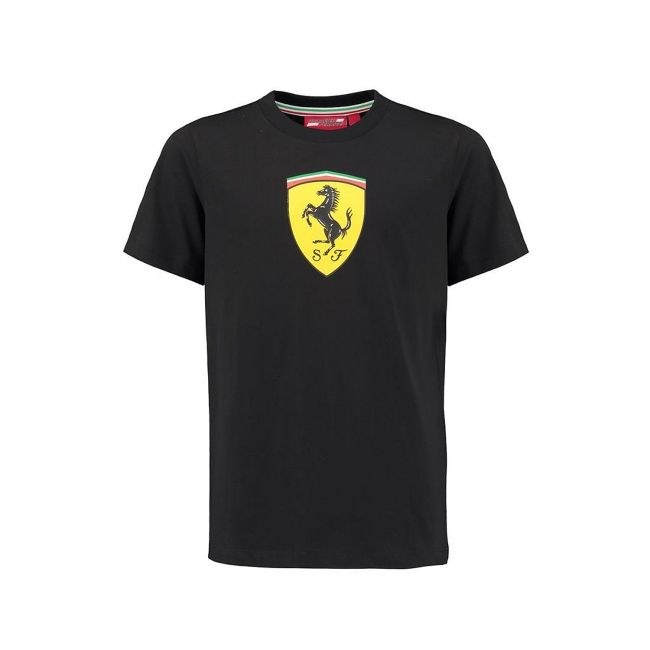 Dětské SF triko černé - Ferrari dětská trička