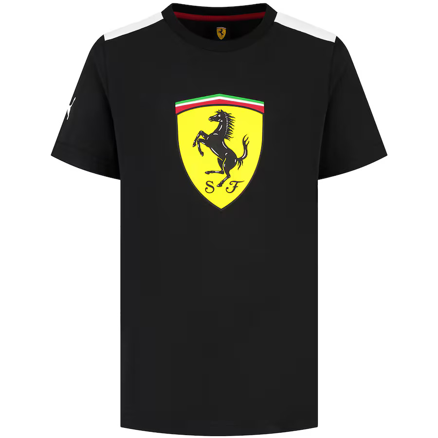 Ferrari F1 dětské tričko s logem černé Ferrari F1 dětské tričko s logem černé - Ferrari dětská trička