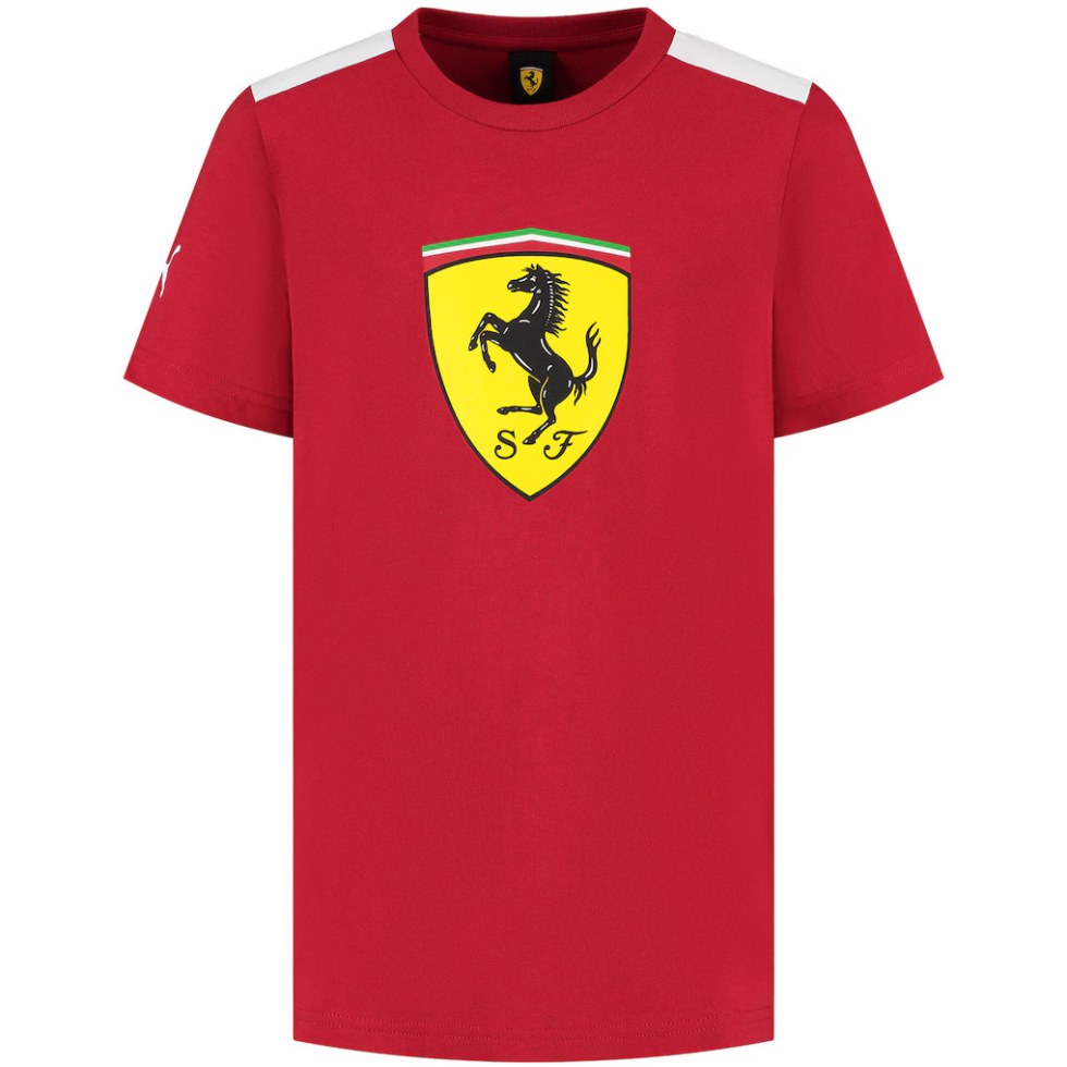 Ferrari F1 dětské tričko s logem červené - Ferrari dětská trička