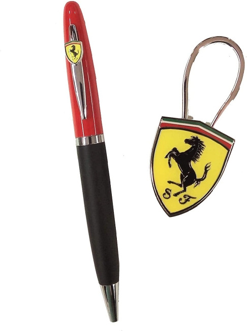 Dárkový set Scuderia Ferrari - Ferrari čepice, šály, rukavice Luxusní pera