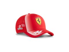 Ferrari čepice baseballová kšiltovka Lewis Hamilton #44 Trucker red F1 Team 2026
