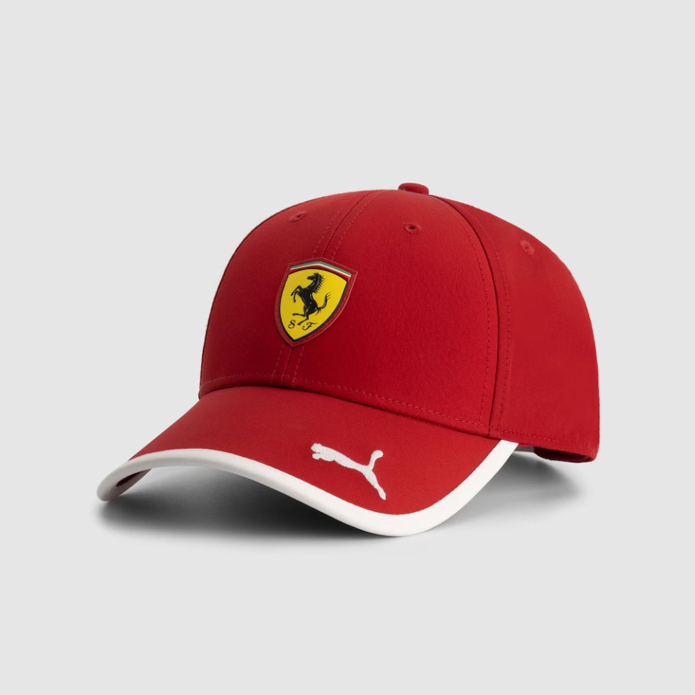 Ferrari F1 2025 BB kšiltovka Classic s lemováním červená
