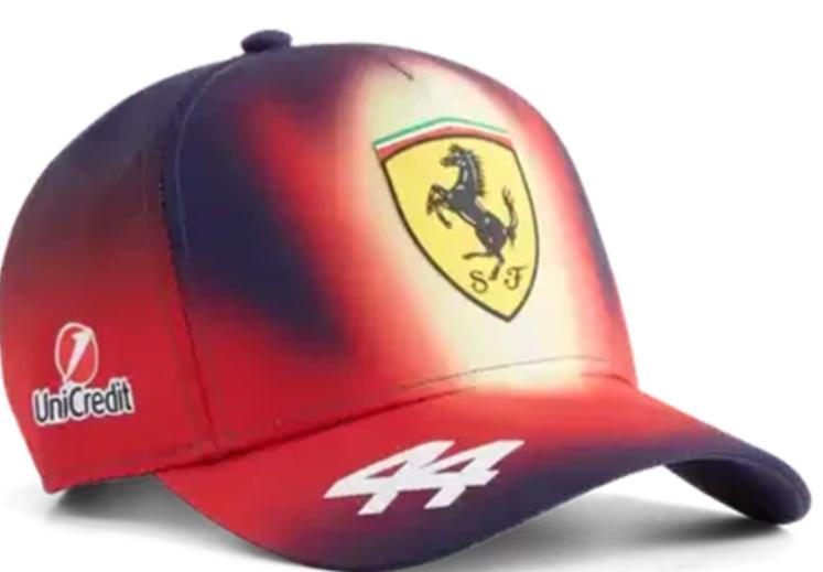 Ferrari F1 2026 kšiltovka GP China Lewis Hamilton #44 červená - Ferrari kšiltovky