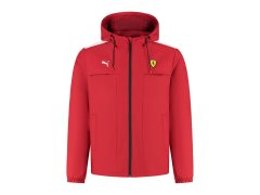 Ferrari pánská bunda s&nbsp;kapucí Rain red F1 Team 2025