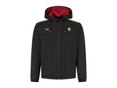 Ferrari pánská bunda s&nbsp;kapucí Rain black F1 Team 2025