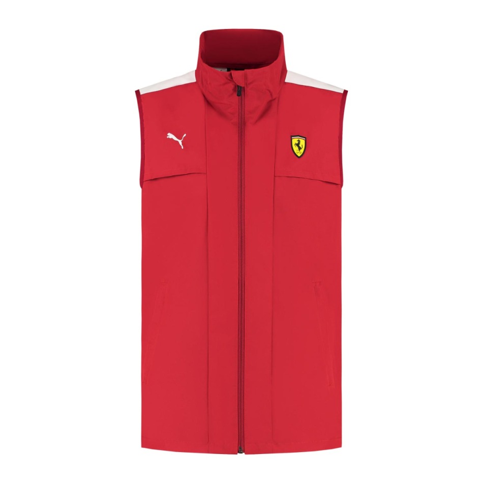 Ferrari pánská vesta Logo red F1 Team 2025