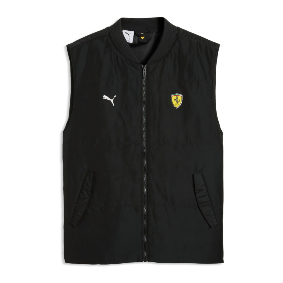 Ferrari pánská vesta Logo black F1 Team 2026 - Ferrari mikiny, bundy