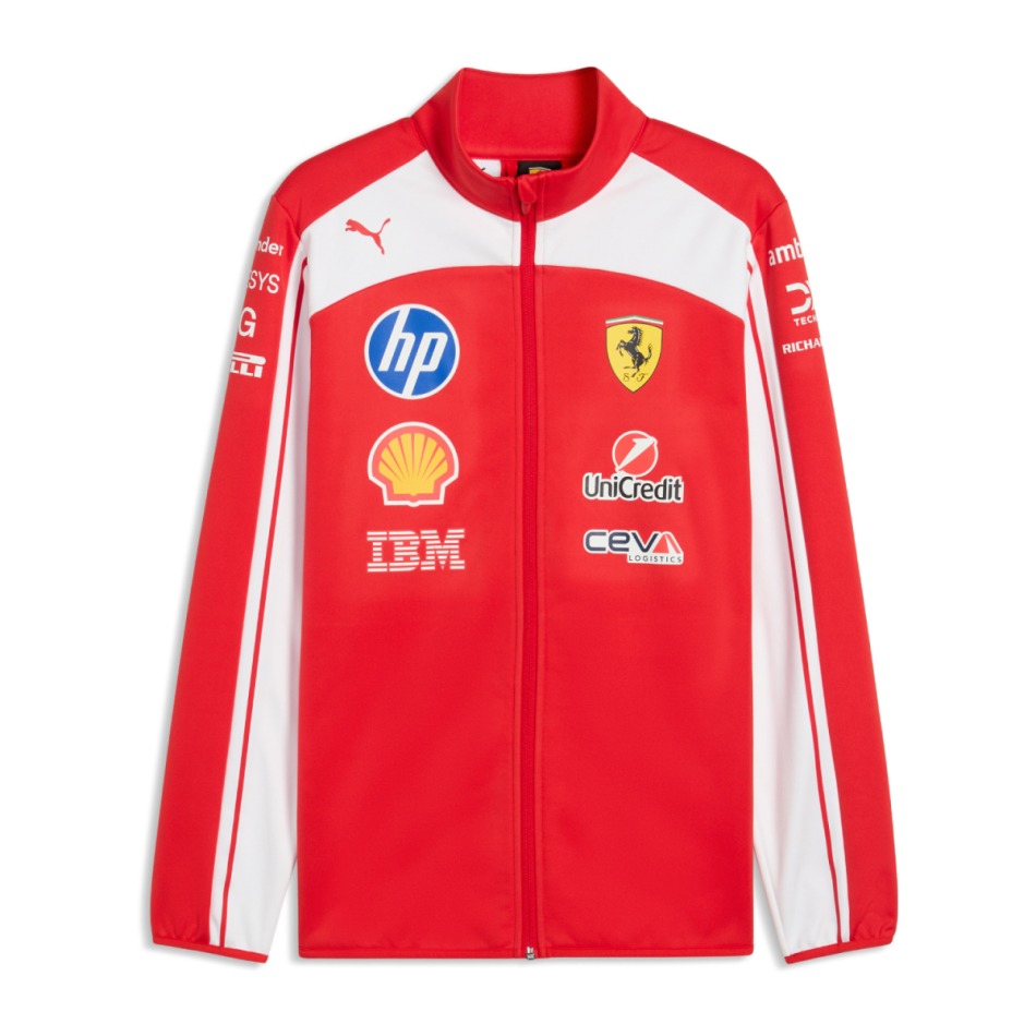 Ferrari pánská bunda softshell official Teamline Replica F1 Team 2026 - Pánské mikiny, bundy
