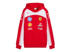 Ferrari F1 2026 týmová mikina s&nbsp;kapucí červená