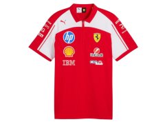Ferrari F1 2026 pánské týmové polo tričko červené