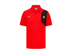 Ferrari pánské polo tričko Logo red F1 Team 2023