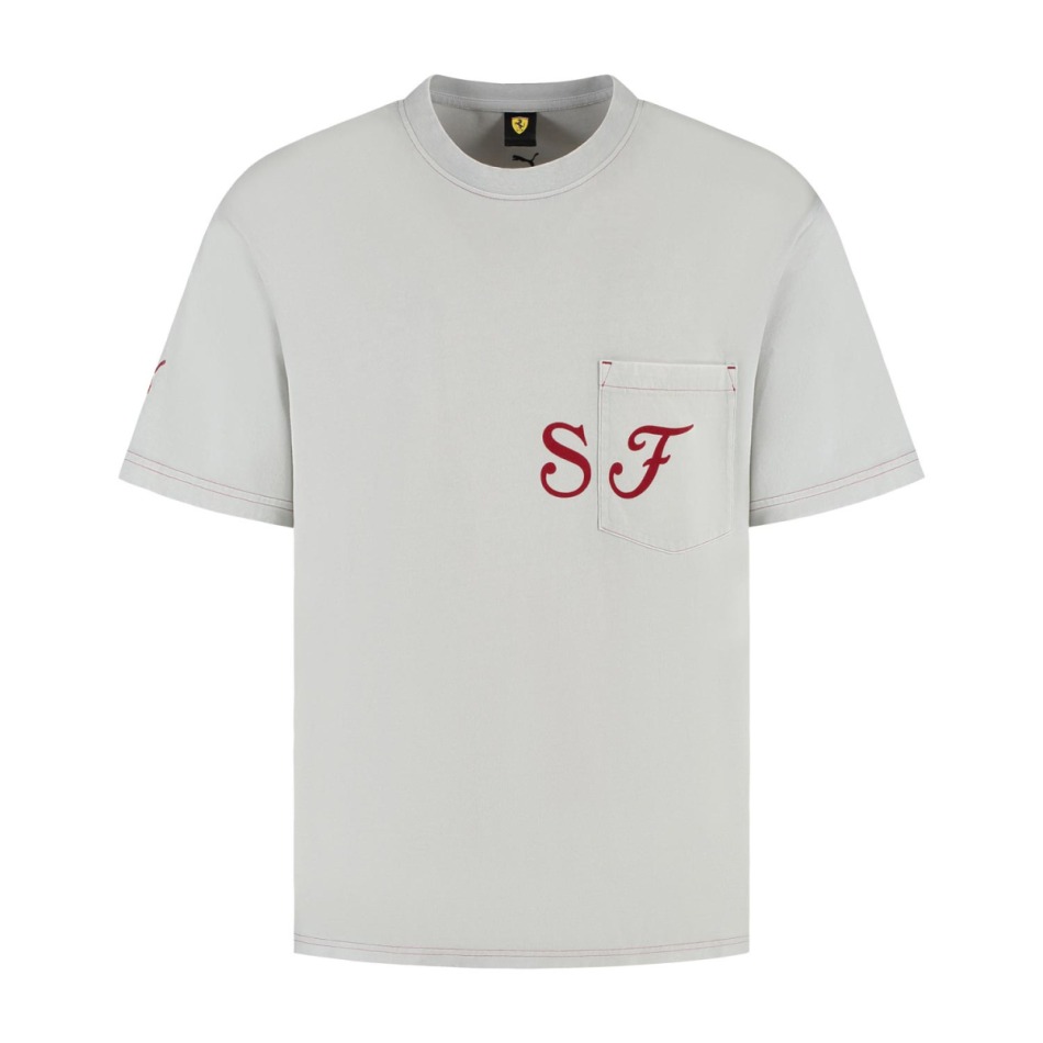 Ferrari pánské tričko Graphic grey F1 Team 2025 - Pánské trička, polo trička, košile
