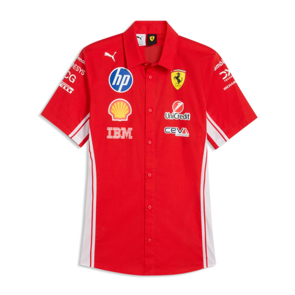 Ferrari pánská košile official Teamline Replica F1 Team 2026 - Ferrari trička, polo trička, košile