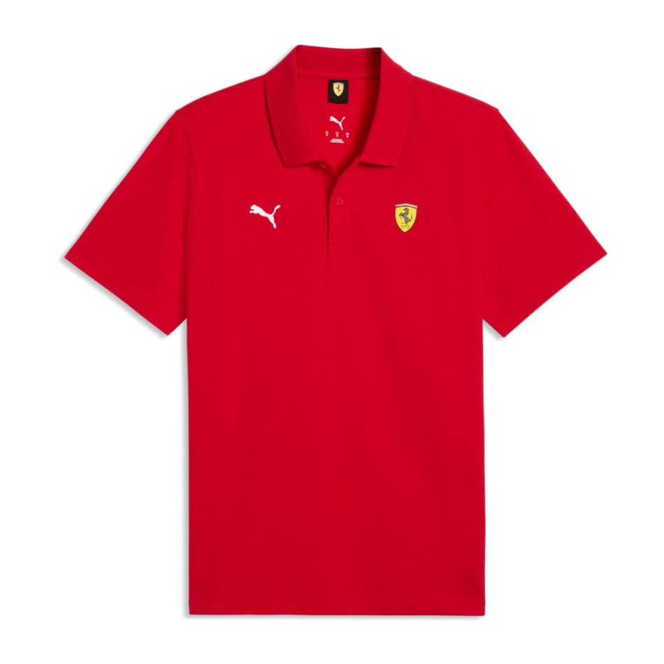 Ferrari pánské polo tričko Logo small red F1 Team 2026 7572821
