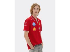 Ferrari F1 2025 týmové polo tričko - speciální edice China GP červená 3