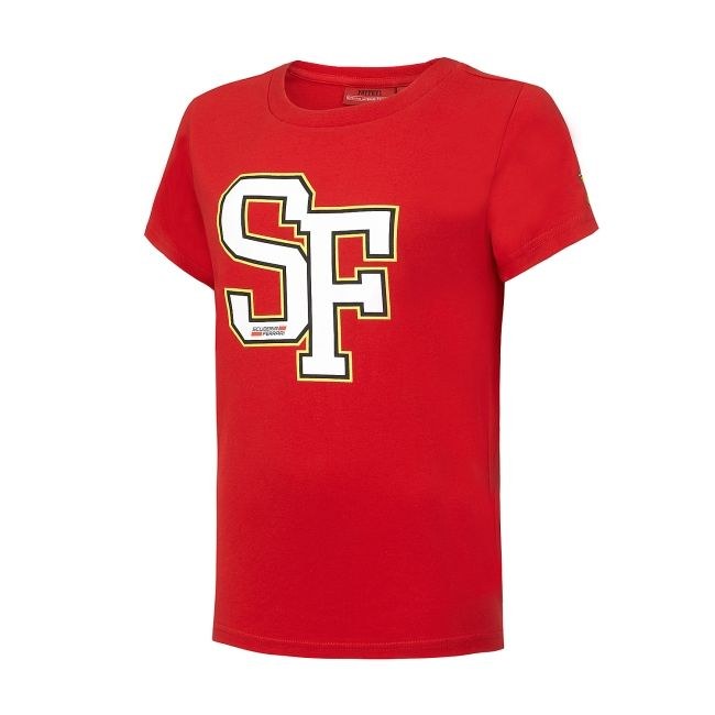 Ferrari pánské tričko SF červené