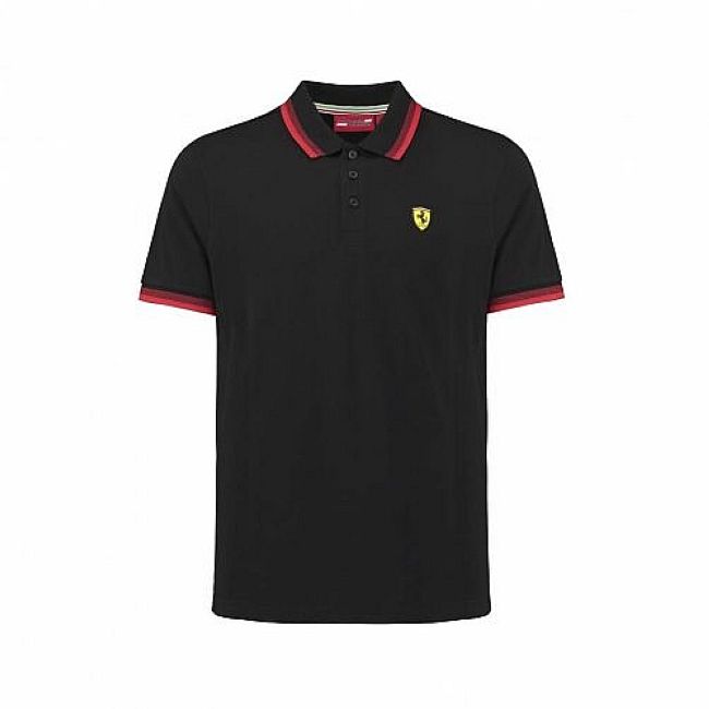 Ferrari pánské triko collar polo čn