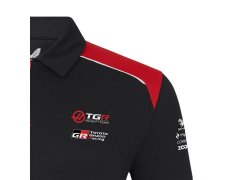Haas F1 2026 pánské týmové polo tričko - černé 5