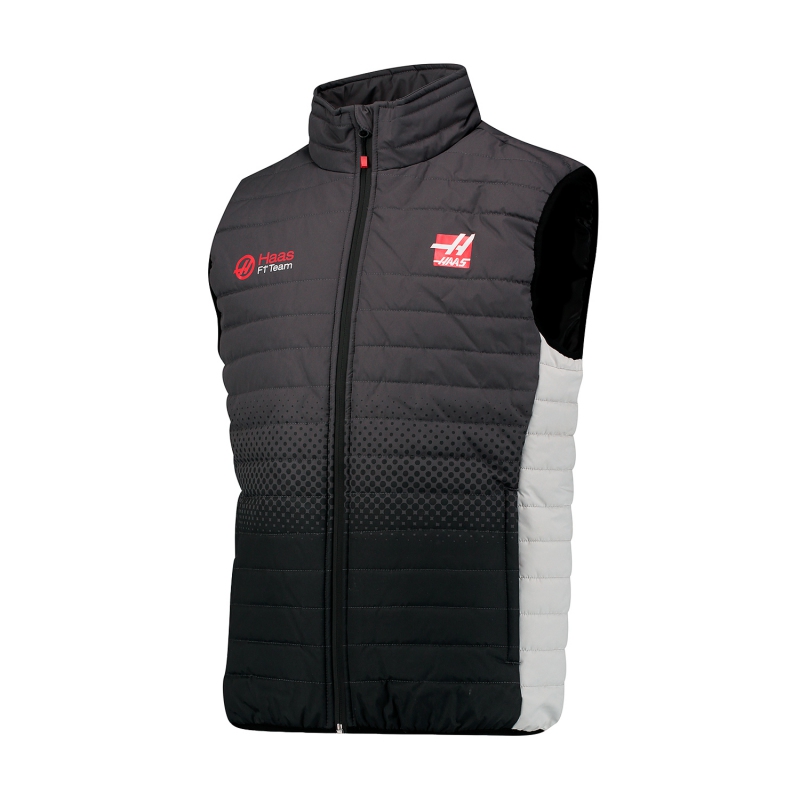 Haas F1 pánská vesta grey 2017