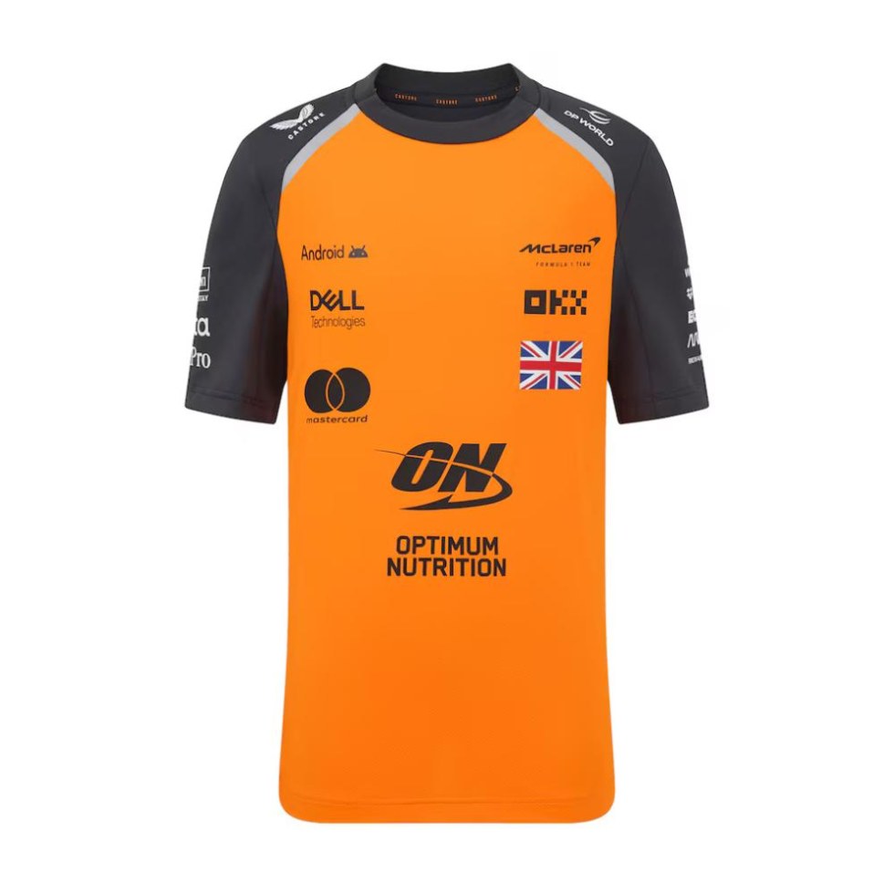 McLaren F1 2025 dětské tričko Lando Norris oranžové McLaren F1 2025 dětské tričko Lando Norris oranžové - McLaren