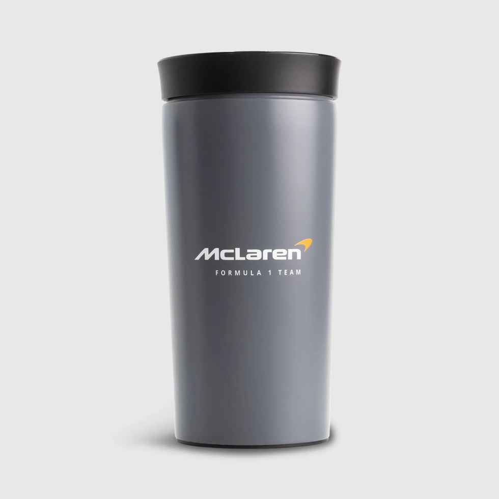 McLaren F1 2026 termohrnek 400ml šedý - McLaren doplňky
