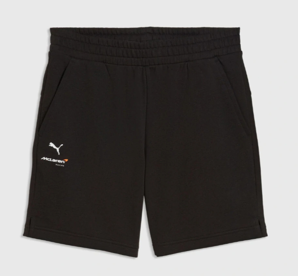 Teplákové kraťasy McLaren F1 černé s&nbsp;logem Puma - volnočasová edice - McLaren kalhoty, soupravy