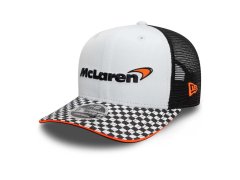 McLaren F1 týmová Checker Visor 9Fifty kšiltovka bílá