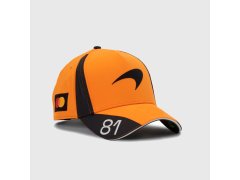 McLaren F1 2026 dětská týmová BB kšiltovka Oscar Piastri #81 - oranžová