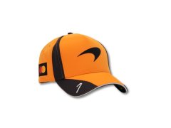 McLaren F1 2026 týmová BB kšiltovka Lando Norris #1 - oranžová