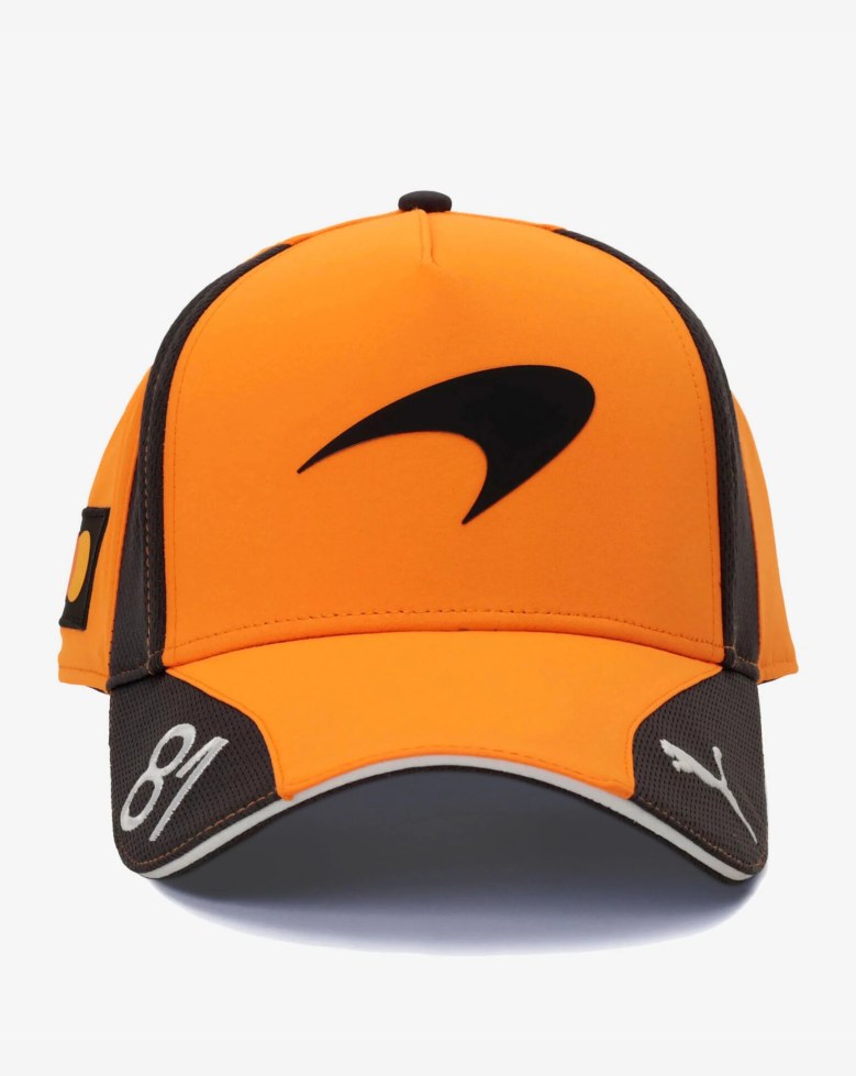 McLaren F1 2026 týmová BB kšiltovka Oscar Piastri #81 - oranžová - McLaren kšiltovky a&nbsp;čepice