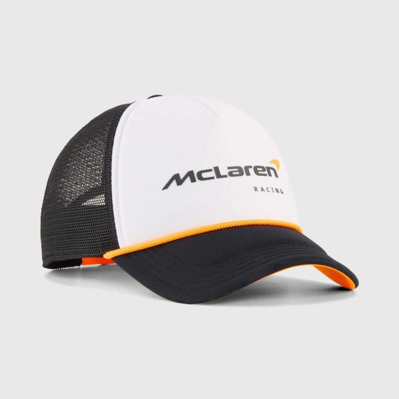 Mclaren Honda čepice baseballová kšiltovka Trucker white/black F1 Team 2026 - McLaren kšiltovky, čepice, rukavice